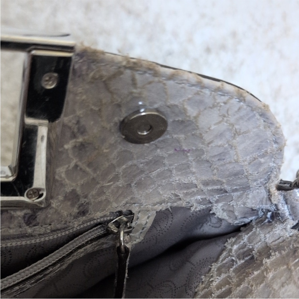 Michael Kors Berkley Python Clutch - Picture 3 of 9